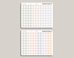 Heart Bullet Journal Circle Planner Stickers for inkWELL Press IWPS24