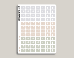 Social Media Icon Planner Stickers for inkWELL Press IWPS14