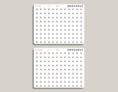 Stationary Bike Icon Planner Stickers for Inkwell Press Planners IWPS21