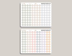 Star Bullet Journal Circle Planner Stickers for inkWELL Press IWPS24