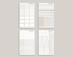 Outlined Classic Functional Sampler Kit for inkWELL Press Planners IWPL2