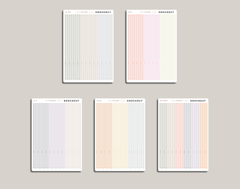 Outlined CLASSIC Divider Washi Strip Stickers for inkWELL Press Planners IWPL20