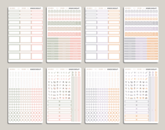 Outlined Classic Functional Sampler Kit for inkWELL Press Planners IWPL2