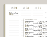 Recycling Day Icon Planner Sticker for inkWELL Press Planners IWPS43