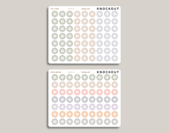 Asterisk Bullet Journal Circle Planner Stickers for inkWELL Press IWPS24