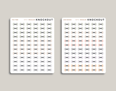 Dumbbell Icon Planner Stickers for inkWELL Press IWPS7