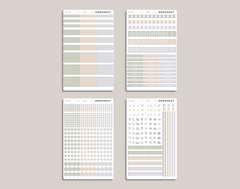 Solid Classic Functional Sampler Kit for inkWELL Press Planners IWPL2