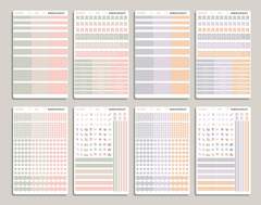 Solid Classic Functional Sampler Kit for inkWELL Press Planners IWPL2