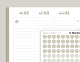 Transparent Dot Stickers for inkWELL Press Planners IWPS27