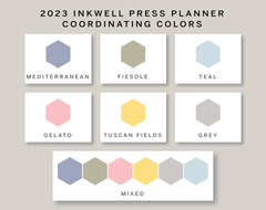 CLASSIC Divider Washi Strip Stickers for 2023 inkWELL Press Planners IL20