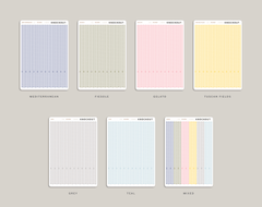 CLASSIC Divider Washi Strip Stickers for 2023 inkWELL Press Planners IL20