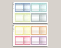 Daily Tasks Checklist Planner Stickers for MakseLife Planner R90