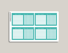Daily Tasks Checklist Planner Stickers for MakseLife Planner R90