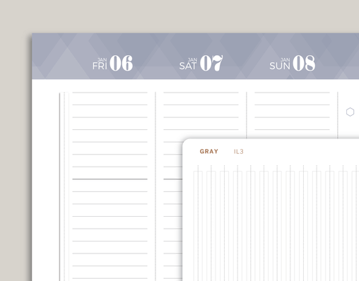 Dashed Line Cover Strip Planner Stickers for 2023 inkWELL Press Planners IL3