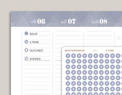 Mini Circle Stickers for 2023 inkWELL Press Planners IS7