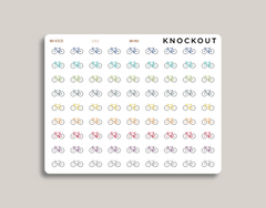 Bicycle Icon Planner Stickers for MakseLife Planner mini mixed