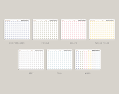 Meal Plan Icon Stickers for 2023 inkWELL Press Planners IS8