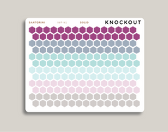 Mini Hexagons Stickers for 2021 inkWELL Press Planners IWP-N1