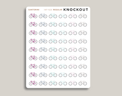 Bicycle Icon Planner Stickers for 2021 inkWELL Press Planners IWP-N28