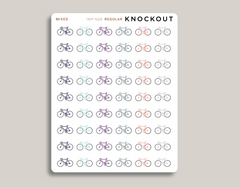 Bicycle Icon Planner Stickers for 2021 inkWELL Press Planners IWP-N28