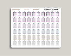 Clipboard Icon Planner Stickers for 2021 inkWELL Press IWP-N30
