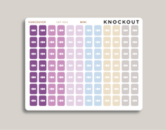 Social Media Icon Planner Stickers for 2021 inkWELL Press IWP-N54