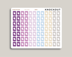 Social Media Icon Planner Stickers for 2021 inkWELL Press IWP-N54