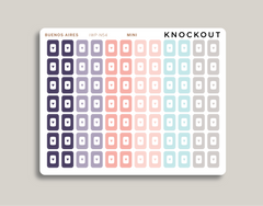 Social Media Icon Planner Stickers for 2021 inkWELL Press IWP-N54