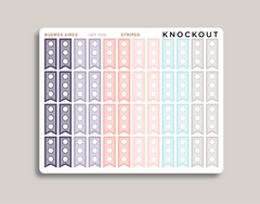 3 Hexagon Checkbox Flags for 2021 inkWELL Press Planners IWP-N58