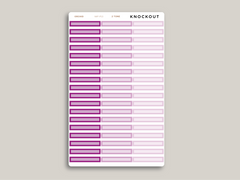 Single Line Box Stickers for 2022 inkWELL Press Planners IWP-P13