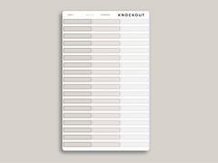 Single Line Box Stickers for 2022 inkWELL Press Planners IWP-P13