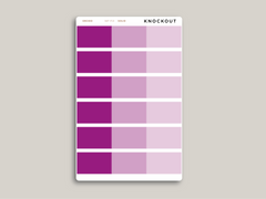 Half Box Stickers for 2022 inkWELL Press Planners IWP-P19