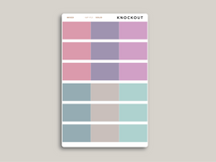 Half Box Stickers for 2022 inkWELL Press Planners IWP-P19