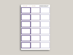 Half Box Stickers for 2022 inkWELL Press Planners IWP-P19