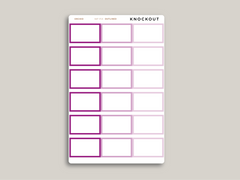 Half Box Stickers for 2022 inkWELL Press Planners IWP-P19