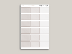 Half Box Stickers for 2022 inkWELL Press Planners IWP-P19