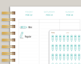 Pencil Icon Planner Stickers for MakseLife Planner U92