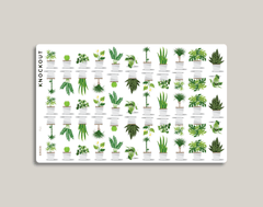 Water Plants, Plant Care Icon Planner Stickers sheet layout