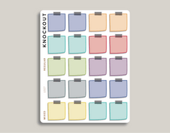 Sticky Note / Post It Note Planner Stickers for MakseLife Planner regular mixed