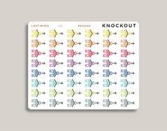 Church Icon Planner Stickers for MakseLife Planner regular light mixed