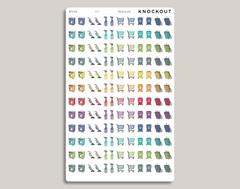 Cleaning Icon Sampler Planner Stickers for MakseLife Planner R86