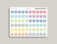 Scale icon sticker makselife planners regular light mixed