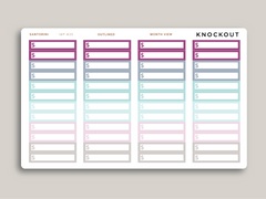 Dollar Sign Monthly Planner Stickers for 2021 inkWELL Press IWP-W35