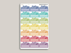 Early Dismissal Quarter Box Planner Stickers for MakseLife Planner MH79