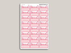 No School Quarter Box Planner Stickers for MakseLife Planner MH78