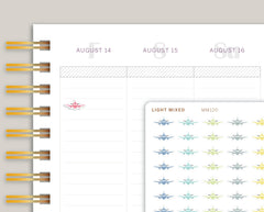 Mini Airplane Icon Planner Stickers for MakseLife Planner MM120