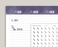 Vacuum Icon Stickers for 2021 inkWELL Press Planners IWP-N44