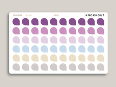 SMALL Teardrop Planner Stickers for 2021 inkWELL Press Planners IWP-W21