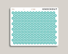 Mini Hexagons Stickers for 2021 Makse Life Planner U1