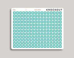 Square Checkbox Planner Stickers for 2021 MakseLife Planner U3
